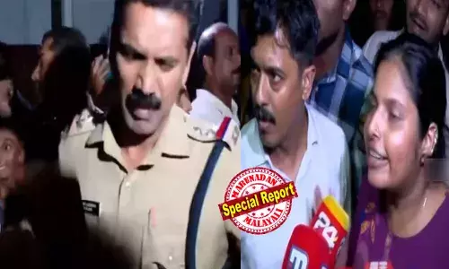 നിങ്ങളിവിടെ അധ്യാപകര്‍ക്ക് കിടന്ന് കൊടുക്കുന്നുണ്ടോ എന്നും ആരെയെങ്കിലും ഒളിപ്പിച്ചു വച്ചിട്ടുണ്ടോ എന്നും ചോദിച്ചെന്ന് ആരോപിച്ച് വിദ്യാര്‍ഥിനികള്‍; മോശം പരാമര്‍ശം ഉണ്ടായിട്ടില്ലെന്ന് എസ്എഫ്‌ഐ നേതാവ് ഭാഗ്യലക്ഷ്മി; തൃക്കാക്കര കെഎംഎം കോളേജ് സംഘര്‍ഷത്തില്‍ 10 പേര്‍ക്ക് എതിരെ കേസ്