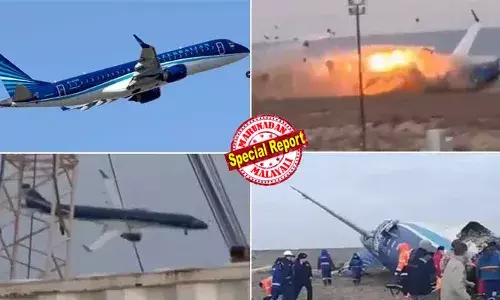 പറന്നിറങ്ങാന്‍ ശ്രമിക്കുന്നതിനിടെ വിമാനത്തില്‍ പക്ഷിക്കൂട്ടം വന്നിടിച്ചതോടെ ഒരു എഞ്ചിന്‍ തകരാറിലായി? വേഗവും ഉയരവും നിലനിര്‍ത്താന്‍ പൈലറ്റുമാര്‍ പരാജയപ്പെട്ടതോടെ മൂക്കുകുത്തി വീണ് തീപിടിച്ച് അസര്‍ബൈജാന്‍ വിമാനം; മരണപ്പെട്ടത് 39 പേര്‍; 28 പേരെ രക്ഷപ്പെടുത്തി; 22 പേര്‍ കസാഖിസ്ഥാനില്‍ ചികിത്സയില്‍