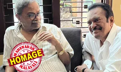 ഒരിക്കല്‍ കണ്ടു.... പിന്നെ മകളുടെ അടുത്തെത്തി... പിന്നെ കാല്‍ ചുവട്ടില്‍ എത്തി കെട്ടി പിടിച്ചു; ആ കണ്ണുകള്‍ ജീവിതത്തിലും നനഞ്ഞു; എംടി മടങ്ങുമ്പോള്‍ തനിച്ചായവരില്‍ ഹരിഹരനും; വെള്ളിത്തരയില്‍ ഇനി ആ കൂട്ടു കെട്ടിന്റെ പഞ്ചാഗ്‌നിയില്ല; ചതിയന്‍ ചന്തുവിനെ സിനിമയിലുടെ ഒരു വടക്കന്‍ വീരഗാഥയാക്കിയവര്‍; നഖക്ഷതങ്ങള്‍ വേര്‍ പിരിയുമ്പോള്‍