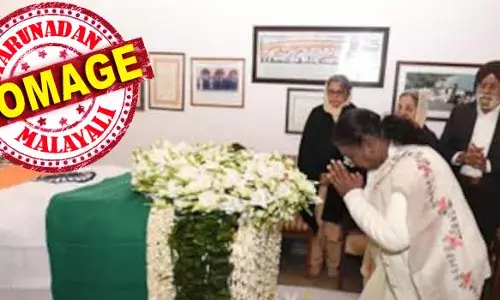 പുഷ്ടപചക്രം സമര്‍പ്പിച്ച് പ്രാധാനമന്ത്രി നരേന്ദ്ര മോദി; പിന്നാലെ രാഷ്ട്രപതി ദ്രൗപദി മുര്‍മ്മുവും, ഉപരാഷ്ട്രപതി ജഗദീപ് ധന്‍കറും വസതിയിലെത്തി മന്‍മോഹന്‍ സിങ്ങിനെ ആദരം അര്‍പ്പിച്ചു; അന്തരിച്ച മുന്‍ പ്രാധാനമന്ത്രി മന്‍മോഹന്‍ സിങ്ങിന് ആദരമര്‍പ്പിച്ച് രാജ്യം