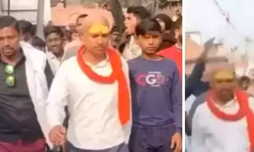 ക്രിസ്തുമതത്തിലേക്ക് മാറിയെന്ന് ആരോപിച്ച് യു.പിയില്‍ ദലിത് യുവാവിന് നേരെ ക്രൂരത; മൊട്ടയടിച്ച് തെരുവിലൂടെ നടത്തിച്ചു