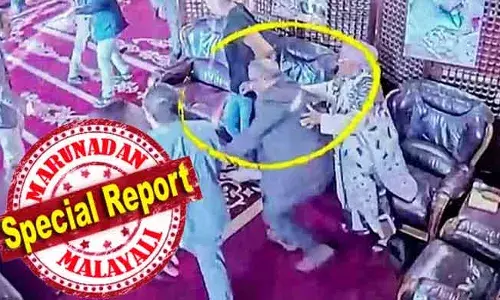 വിമാനത്താവളത്തിലെ വിശ്രമമുറിയില്‍ ഇരിക്കുന്ന ടെഡ്രോസ്; പൊടുന്നനെ കസേരയില്‍ നിന്ന് എഴുന്നേറ്റ് ഒപ്പമുണ്ടായിരുന്ന രണ്ട് പേരുടെ കൈകളില്‍ പിടിച്ച് മുറിയില്‍ നിന്ന് പുറത്തേക്ക് ഓടുന്നു; സനായിലെ ഇസ്രയേല്‍ വ്യോമാക്രമണത്തെ ലോകാരോഗ്യ സംഘടനാ തലവന്‍ രക്ഷപ്പെട്ടത് എങ്ങനെ; സിസിടിവി പറയുന്നത്