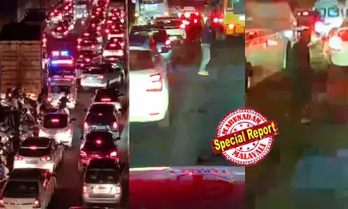 കാക്കഞ്ചേരിയിലെ ബ്ലോക്കില്‍ കുടുങ്ങിയത് അര മണിക്കൂറോളം;  വാഹനത്തില്‍ വെച്ച് രോഗികള്‍ക്ക് ഹൃദയാഘാതം; വാഹനം തിരിക്കാന്‍ പോലുമായില്ല; ആശുപത്രിയിലെത്തുംമുമ്പെ രണ്ടു രോഗികള്‍ക്ക് ദാരുണാന്ത്യം; പത്ത് മിനുട്ട് മുമ്പ് എത്തിച്ചിരുന്നെങ്കില്‍ ഉമ്മയെ രക്ഷിക്കാമായിരുന്നുവെന്ന് മകന്‍