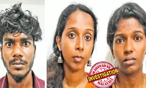 യുവാവിനെ തേന്‍കെണിയില്‍ വീഴ്ത്തി ലോഡ്ജ് മുറിയിലേക്ക് വിളിച്ചു വരുത്തി; പൂട്ടിയിട്ട് മര്‍ദിച്ച് പണവും മൊബൈല്‍ ഫോണും മാലയും കവര്‍ന്നു; ഹണിട്രാപ്പ് സംഘത്തിലെ മൂന്ന് പേര്‍ വലപ്പാട് അറസ്റ്റില്‍