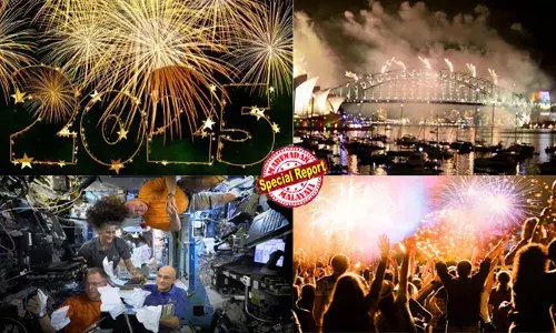 ചെറുപുഞ്ചിരിയോടെ 2025 വരവായി; വര്‍ണക്കാഴ്ചകള്‍ തീര്‍ത്തും ആര്‍പ്പുവിളിച്ചും ആടിപ്പാടിയും ലോകത്തോടൊപ്പം പുതുവര്‍ഷത്തെ വരവേറ്റ് മലയാളികള്‍; വ്യത്യസ്ത ശൈലികളില്‍ ആഘോഷിച്ച് വിവിധ രാജ്യങ്ങള്‍; ബഹിരാകാശത്ത് 16 വട്ടം പുതുവത്സരം കണ്ട് സുനിത വില്യംസും കൂട്ടരും