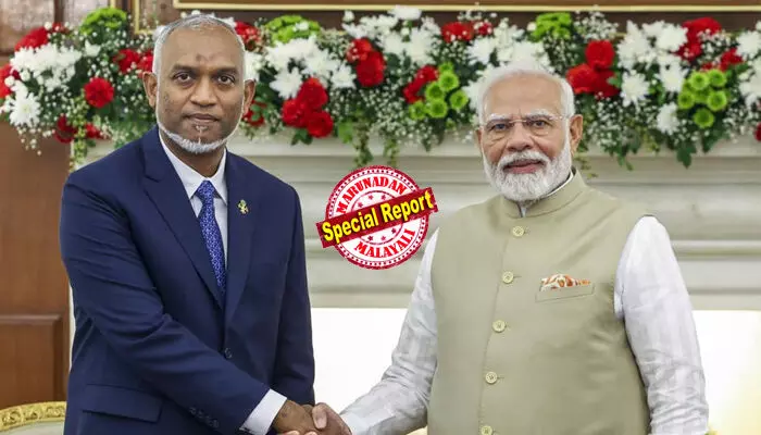 ഇന്ത്യയും മാലദ്വീപും അടുക്കുന്നത് വാഷിങ്ടണ് പോസ്റ്റിന് പിടിച്ചില്ല; പ്രസിഡന്റ് മുഹമ്മദ് മുയിസുവിനെ അട്ടിമറിക്കാന് ഇന്ത്യ ശ്രമിച്ചെന്ന് ആരോപിച്ച് കുത്തിത്തിരിപ്പുമായി റിപ്പോര്ട്ട്; 40 എംപിമാരെ കോഴ നല്കി സ്വാധീനിച്ച് മുയിസുവിനെ പുറത്താക്കാന് റോ ഗൂഢാലോചന നടത്തി? നിഷേധിച്ച് മുന് പ്രസിഡന്റ് മുഹമ്മദ് നഷീദ് ഇന്ത്യയും മാലദ്വീപും അടുക്കുന്നത് വാഷിങ്ടണ് പോസ്റ്റിന് പിടിച്ചില്ല; പ്രസിഡന്റ് മുഹമ്മദ് മുയിസുവിനെ അട്ടിമറിക്കാന് ഇന്ത്യ ശ്രമിച്ചെന്ന് ആരോപിച്ച് കുത്തിത്തിരിപ്പുമായി റിപ്പോര്ട്ട്; 40 എംപിമാരെ കോഴ നല്കി സ്വാധീനിച്ച് മുയിസുവിനെ പുറത്താക്കാന് റോ ഗൂഢാലോചന നടത്തി? നിഷേധിച്ച് മുന് പ്രസിഡന്റ് മുഹമ്മദ് നഷീദ്