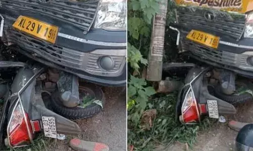 പത്തനംതിട്ടയിൽ സ്കൂട്ടറിൽ പിക്കപ്പ് വാൻ ഇടിച്ചുണ്ടായ അപകടം; സ്‌കൂട്ടർ യാത്രക്കാരൻ മരിച്ചു; ഒരാളുടെ നില ഗുരുതരം; രണ്ടര വയസ്സുള്ള കുഞ്ഞിനും പരിക്ക്