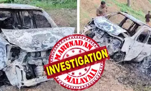 കൊല്ലത്ത്‌ കാര്‍ താഴ്ചയിലേക്ക് മറിഞ്ഞ് കത്തിയ നിലയില്‍; അകത്ത് കത്തിക്കരിഞ്ഞ മൃതദേഹം; മരിച്ചയാളെ തിരിച്ചറിയാന്‍ സാധിച്ചിട്ടില്ല; സംഭവത്തില്‍ ദുരൂഹത; അന്വേഷണം ആരംഭിച്ച് പോലീസ്