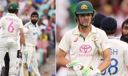 എന്താ നിന്റെ പ്രശ്‌നം; മത്സരത്തിനിടെ ബുമ്രറയുമായി കൊമ്പ് കോര്‍ത്ത് ഓസീസ് താരം കോണ്‍സ്റ്റാസ്; പിന്നാലെ വിക്കറ്റ്: വീഡിയോ