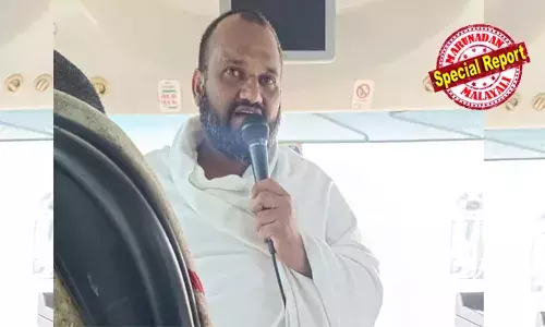 സംസം വെള്ളത്തിന് ഈടാക്കിയത് 100 മുതല്‍ 150 റിയാല്‍ വരെ; ഇന്ത്യന്‍ രൂപയാക്കി മാറി നല്‍കാമെന്ന് പറഞ്ഞ് പതിനായിരത്തോളം റിയാല്‍ തട്ടി; ഒടുവില്‍ തീര്‍ത്ഥാടകരെ മദീനയില്‍ ഉപക്ഷേിച്ച് മുങ്ങി; എന്നിട്ടും അഷ്റഫ് സഖാഫിക്ക് സുഖവാസം; വെല്ലുവിളിച്ച് വോയിസ് മേസേജ്; ഉംറ തട്ടിപ്പുകാരന്‍ മൗലവി എവിടെ?