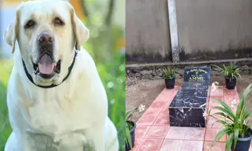 നിരവധി പ്രമാദമായ കേസുകളുടെ അന്വേഷണത്തിന് പോലീസിനെ സഹായിച്ച അമ്മു എക്കാലവും ഓര്‍മ്മിക്കപ്പെടും: പോലിസ് നായക്ക് സ്മാരകമൊരുക്കി സേനയുടെ ആദരം