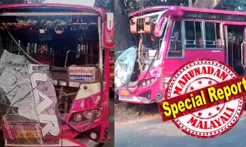 ടയറുകള്‍ തേഞ്ഞ് കമ്പി പുറത്തു കാണാം; യാത്രയ്ക്കിടെ സ്റ്റിയറിങിന്റെ ഭാഗം അഴിഞ്ഞു വീണു; വാഹനം വളച്ചപ്പോള്‍ സ്റ്റിയറിംഗ് തിരിഞ്ഞെങ്കിലും ബസ് തിരിഞ്ഞില്ല; എഞ്ചിനില്‍ നിന്നും ശബ്ദം കേട്ടിട്ടും വണ്ടി നിര്‍ത്തരുതെന്ന് ഡ്രവറെ ശാസനിച്ച കണ്ടക്ടര്‍; വള്ളുവള്ളിയിലേത് ക്ഷണിച്ചു വരുത്തിയ ദുരന്തം; ഭാഗ്യം കൊണ്ട് ആര്‍ക്കും ജീവന്‍ നഷ്ടമായില്ല; നിരത്തിലുള്ള ഈ ബസുകളെ ഗതാഗത മന്ത്രി കാണുന്നില്ലേ?