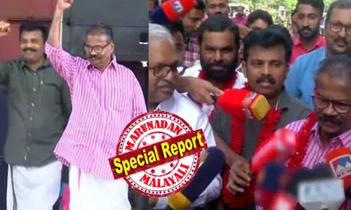 ജയരാജന്മാരില്‍ എംവിയും പിജെയും അഭിവാദ്യ മുദ്രാവാക്യം വിളിച്ചു; ചുവപ്പുഹാരം ധരിപ്പിച്ച് വിരോചിത സ്വീകരണം; പാര്‍ട്ടിക്ക് നന്ദിയും കടപ്പാടും അറിയിച്ച് കെ വി കുഞ്ഞിരാനും നാലു പ്രതികളും; പെരിയാ ഇരട്ടക്കൊലയില്‍ ഹൈക്കോടതി അപ്പീല്‍ വിധിയില്‍ സിപിഎമ്മിന് ആഹ്ലാദം; കണ്ണൂര്‍ ജയിലിന് മുന്നില്‍ രാവിലെ സംഭവിച്ചത്‌