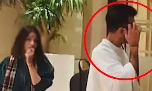 ഫോട്ടോഗ്രാഫര്‍മാരെ കണ്ടതും മുഖം മറച്ച് ചഹല്‍; പരിഭ്രാന്തിയോടെ നോക്കി ഒപ്പമുണ്ടായിരുന്ന യുവതി; അജ്ഞാത യുവതിയെ തേടി സമൂഹമാധ്യമങ്ങള്‍: വ്യാപക ചര്‍ച്ച