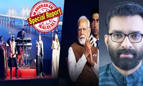 പ്രവാസി ഭാരതീയ ദിവസില്‍ ഗ്രാമി അവാര്‍ഡ് ജേതാവ് റിക്കി കേജ് ആലപിച്ച സ്വാഗത ഗാനത്തിലെ സംസ്‌കൃത വരികള്‍ എഴുതിയത് ചെങ്ങന്നൂര്‍ പെണ്ണുക്കര സ്വദേശി; ഈ ഗാനം ആഗോള ഭാരതീയരുടെ സ്വത്വ ഗാനമായി മാറുമെന്ന് ആശംസിച്ച പ്രധാനമന്ത്രി; മോദിയുടെ കൈയ്യടി നേടിയ ആനന്ദ് രാജിനെ പരിചയപ്പെടുത്തി സന്ദീപ് വാചസ്പതി