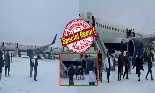 കൊടുംമഞ്ഞിൽ റൺവേയിൽ നിന്ന് കുതിച്ചുയരാൻ പാഞ്ഞ് ഫ്ലൈറ്റ്; ജെർക്കിങ്ങ് സ്പീഡ് വർധിച്ചു; എൻജിൻ തകരാറിലായി;  നിലവിളിച്ച് യാത്രക്കാർ; ടേക്ക് ഓഫ് റദ്ദാക്കി പൈലറ്റ്; എമർജൻസി വാതിലിലൂടെ യാത്രക്കാർ ഇറങ്ങിയോടി; നിരവധി പേർക്ക് പരിക്ക്; ഒഴിവായത് വൻദുരന്തം; ഡെൽറ്റ എയർലൈൻസിൽ നടന്നത്!