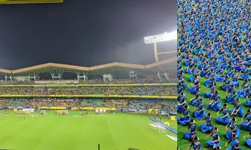 മൃദംഗവിഷന്റെ ഗിന്നസ് നൃത്ത പരിപാടിയില്‍ തകര്‍ന്ന കലൂര്‍ സ്റ്റേഡിയത്തിലെ പിച്ച് മോശം നിലയില്‍; ആശങ്ക വ്യക്തമാക്കി കേരള ബ്ലാസ്റ്റേഴ്സ്