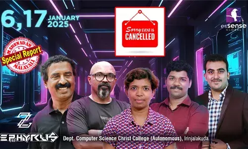 നിങ്ങള്‍ ശാസ്ത്രം മാത്രം പറഞ്ഞാല്‍ മതി, മതവിമര്‍ശനം നടത്തില്ല എന്ന് രേഖാമൂലം എഴുതി ഒപ്പിട്ടു തരണം: വിയോജിപ്പുള്ള ഭാഗങ്ങള്‍ വീഡിയോയില്‍ നിന്ന് നീക്കം ചെയ്യുമെന്നും മാനേജ്മെന്റ്; പിന്‍മാറി സി രവിചന്ദ്രന്‍ അടക്കമുള്ള സ്വതന്ത്രചിന്തകര്‍; ഇരിഞ്ഞാലക്കുട ക്രൈസ്റ്റ് കോളജിലെ സെമിനാര്‍ വിവാദത്തില്‍