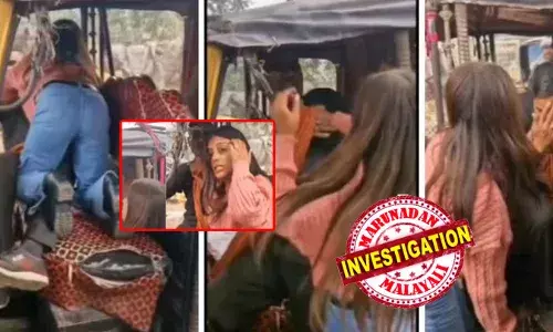 ഇയാൾ എന്നോട് മോശമായ ഒരു കാര്യം പറഞ്ഞു; അതിനുശേഷം എന്റെ ഫോണിൽ ചുമ്മാ ഫോൺ കാളുകൾ വരുന്നു; പൊതുനിരത്തിൽ ഓട്ടോക്കാരനെ കഴുത്തിൽ കുത്തിപ്പിടിച്ച് യുവതി ചെയ്തത്; പറയുന്നതെല്ലാം പച്ചക്കള്ളമെന്ന് ഡ്രൈവറുടെ വാദം; പരസ്പ്പരം നോക്കി നിന്ന് ആളുകൾ; മുഴുവൻ ദുരൂഹം; രണ്ടും പൊരിഞ്ഞ അടി; വീഡിയോ വൈറൽ; മിർസാപൂരിൽ നടന്നത്!