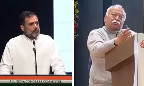 ആര്‍ എസ് എസ് മേധാവി മോഹന്‍ ഭാഗവതിന്റെ പ്രസ്താവന രാജ്യദ്രോഹം; മറ്റേതെങ്കിലും രാജ്യത്ത് ആയിരുന്നെങ്കില്‍ ഭാഗവതിനെ അറസ്റ്റ് ചെയ്യുമായിരുന്നു: രൂക്ഷ വിമര്‍ശനവുമായി രാഹുല്‍ ഗാന്ധി