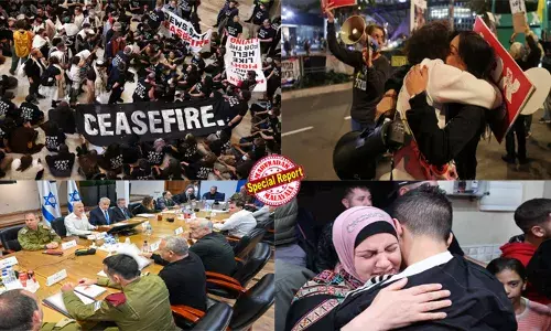 ചോര ചീന്തിയ ദുരിതകാലത്തിന് അറുതി! കൂട്ടക്കുരുതികളുടെ കയ്‌പേറിയ മാസങ്ങള്‍ക്ക് ശേഷം ഇസ്രയേല്‍-ഹമാസ് കരാറിന് അംഗീകാരം; ചരിത്രപരമായ കരാറോടെ ഇരുപക്ഷവും തമ്മില്‍ വെടിനിര്‍ത്തലിനും ബന്ദി മോചനത്തിനും ധാരണ; കരാര്‍ നടപ്പാക്കുക മൂന്നുഘട്ടങ്ങളായി; ബന്ദികളെ വിട്ടയയ്ക്കുന്നതില്‍ ആശ്വാസവും സന്തോഷവും; കരാര്‍ യാഥാര്‍ഥ്യമായത് ട്രംപ് യുഎസ് പ്രസിഡന്റാവുന്നതിന് അഞ്ചുനാള്‍ മുന്‍പേ