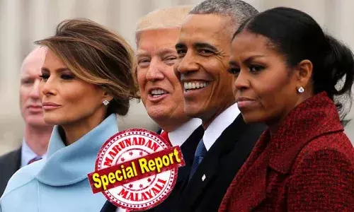 ജിമ്മി കാര്‍ട്ടറുടെ അടക്കിന് പങ്കെടുക്കാതിരുന്ന മിഷേല്‍ ട്രംപിന്റെ സത്യപ്രതിജ്ഞക്കും എത്തില്ല; മിഷേലിന്റെ അസാന്നിധ്യം ചര്‍ച്ചയാകുന്നത് ഒബാമയും ഭാര്യയും പിരിയുന്നുവെന്ന ചൂടന്‍ വാര്‍ത്ത: സ്ഥിരീകരിക്കാതെയും നിഷേധിക്കാതെയും താരദമ്പതികള്‍