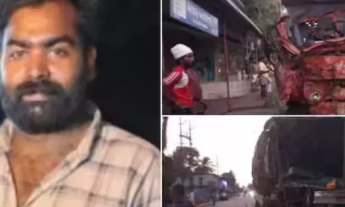 രണ്ടു ലോറികൾ തമ്മിൽ കൂട്ടിയിടിച്ച് അപകടം; ഡ്രൈവർക്ക് ദാരുണാന്ത്യം; സംഭവം മലപ്പുറത്ത്