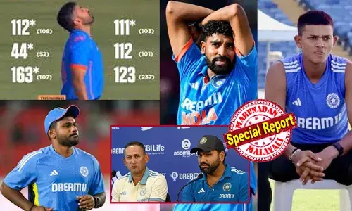 ഏകദിനം കളിച്ചിട്ടില്ലെങ്കിലും പരിഗണിച്ചത് ജയ്‌സ്വാളിന്റെ പ്രതിഭ;  സിറാജിനെ ഒഴിവാക്കേണ്ടി വന്നത് നിര്‍ഭാഗ്യകരമെന്നും രോഹിത്; സഞ്ജുവിനെ ഒഴിവാക്കിയതിന്റെ കാരണം പറയാതെ പറഞ്ഞ് ഇന്ത്യന്‍ നായകന്‍;   കരുണിനെ പ്രശംസിക്കുമ്പോഴും എവിടെ കളിപ്പിക്കുമെന്ന ചോദ്യമുന്നയിച്ച് അഗാര്‍ക്കര്‍