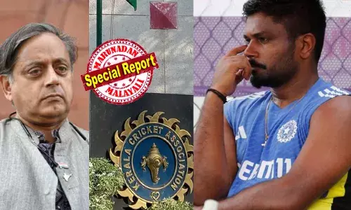 ദക്ഷിണാഫ്രിക്കക്കെതിരെ അവസാന ഏകദിനത്തില്‍ സെഞ്ചുറി; ബാറ്റിംഗ് ശരാശരി 56.66; എന്നിട്ടും സഞ്ജുവിനെ തഴഞ്ഞത് വിജയ് ഹസാരെ ട്രോഫിയില്‍ കളിക്കാതിരുന്നതിനാല്‍;  കെസിഎ ഭാരവാഹികളുടെ ഈഗോ സഞ്ജുവിന്റെ കരിയര്‍ തകര്‍ക്കുന്നുവെന്ന് ശശി തരൂര്‍