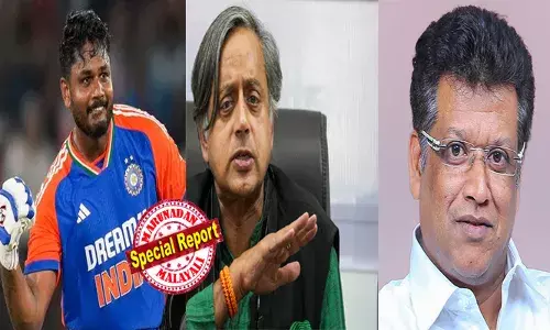 സഞ്ജുവിന്റെ കരിയര്‍ കെസിഎ ഭാരവാഹികളുടെ ഈഗോ കാരണം നശിക്കുന്നു; ചാമ്പ്യന്‍സ് ട്രോഫിയില്‍ മലയാളി താരത്തെ ഉള്‍പ്പെടുത്താത്തതില്‍ അസോസിയേഷന് എതിരെ രൂക്ഷവിമര്‍ശനവുമായി ശശി തരൂര്‍; ആരോപണം തള്ളി കെ സി എ; കാരണം കാണിക്കാതെ വിജയ് ഹസാരെ ട്രോഫിയില്‍ നിന്ന് സഞ്ജു മാറി നിന്നെന്ന് ആക്ഷേപം; വിവാദം ചൂടുപിടിക്കുന്നു