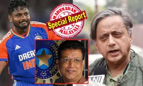 കര്‍ണാടകക്കെതിരായ രഞ്ജി ട്രോഫി മല്‍സരത്തിന് ശേഷം മെഡിക്കല്‍ എമര്‍ജന്‍സി എന്ന് പറഞ്ഞ് സഞ്ജു ഇറങ്ങിപോയി; വിജയ് ഹസാരേ ക്യാമ്പിലും വന്നില്ല; അച്ചടക്ക നടപടി എടുക്കാത്തത് സഞ്ജുവിന്റെ ഭാവിയെ കരുതി എന്ന് പറയുന്നവര്‍ എല്ലാം ബിസിസിഐയെ അറിയിച്ചു! സിലക്ഷന്‍ കമ്മറ്റി യോഗത്തിന് മുമ്പ് ആ പാര വച്ചത് ജയേഷ് ജോര്‍ജോ? തരൂരിന്റെ ഇടപെടല്‍ സത്യം തെളിയിക്കുമ്പോള്‍