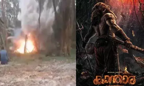 ഗ്രാമത്തില്‍ മാത്രം ചിത്രീകരിക്കാനായിരുന്നു അനുമതി; എന്നാല്‍ ഇപ്പോള്‍ കാട് കയറിയും ചിത്രീകരണം; വന്യജീവികളുടെ ആവാസസ്ഥലമായ കാട്ടില്‍ സ്‌ഫോടക വസ്തുക്കള്‍ ഉപയോഗിച്ചു; ചോദിക്കാന്‍ ചെന്ന നാട്ടുകാരന് മര്‍ദ്ദനവും; പുത്തന്‍വിവാദത്തില്‍ കാന്താര 2