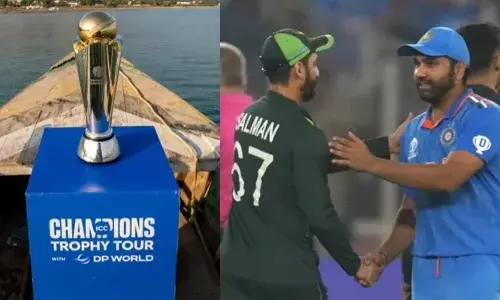 ചാംപ്യന്‍സ് ട്രോഫി ജഴ്‌സിയില്‍ പാക്കിസ്ഥാന്റെ പേരു വയ്ക്കാന്‍ വിസമ്മതിച്ചു; പിന്നാലെ ക്യാപ്റ്റന്‍മാരുടെ ഫോട്ടോ ഷൂട്ടിനായി രോഹിത് ശര്‍മ പോകേണ്ടെന്നും തീരുമാനം;   ഐസിസി ഇടപെട്ടിട്ടും ബിസിസിഐ - പിസിബി പോര്  മുറുകുന്നു