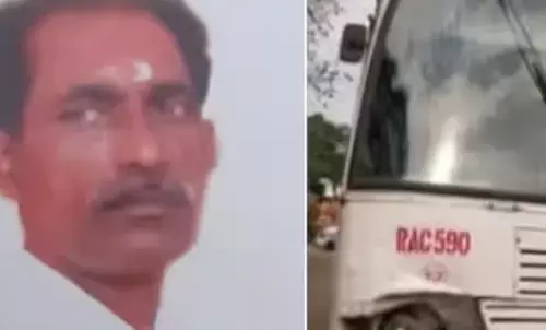 നിയന്ത്രണം വിട്ടെത്തിയ ബൈക്ക് കെഎസ്ആർടിസി ബസിലേക്ക് ഇടിച്ചു കയറി അപകടം; നെടുമങ്ങാട് ഡിപ്പോയിലെ കണ്ടക്‌ടർക്ക് ദാരുണാന്ത്യം