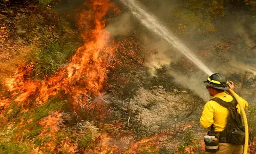 അമേരിക്കയെ ആശങ്കയിലാക്കി വീണ്ടും കാട്ടുതീ പടരുന്നു; രണ്ട് മണിക്കൂറില്‍ അയ്യായിരത്തിലധികം ഏക്കറിലേക്ക് പടര്‍ന്ന് കാട്ടു തീ: തീ അണയ്ക്കാന്‍ ശ്രമം തുടരുമ്പോള്‍ വെല്ലുവിളിയായി കാറ്റ്