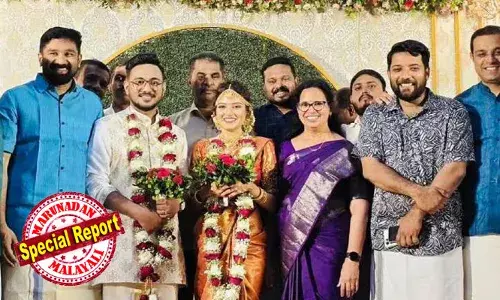 ടി.പി.ചന്ദ്രശേഖരന്റെയും കെ കെ രമയുടെയും മകന്‍ വിവാഹിതനായി; താലികെട്ടിയ ശേഷം കൈപിടിച്ചു നല്‍കിയത് വധുവിന്റേയും വരന്റേയും അമ്മമാര്‍; ചടങ്ങിനെത്തി ആശംസകള്‍ നേര്‍ന്ന് എ.എന്‍. ഷംസീറടക്കം പ്രമുഖര്‍