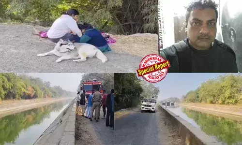 നായ്ക്കളെ കൂട്ടി പതിവ് പ്രഭാത സവാരി; നര്‍മദ കനാല്‍ കരയില്‍ കളിക്കുന്നതിനിടെ നായ പെട്ടെന്ന് കനാലിലേക്ക് വീണു; രക്ഷിക്കാനായി ചാടിയ ബിജു പിള്ള മുങ്ങി മരിച്ചു; ബിജു ചാടിയത് മകളെ വിളിച്ചുപറഞ്ഞ ശേഷം; കണ്ണീര്‍ തോരാതെ കുടുംബം