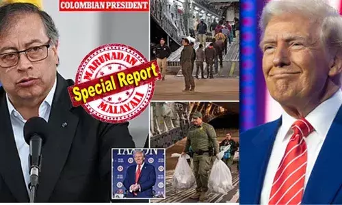 അനധികൃത കുടിയേറ്റക്കാരുമായി കൊളംബിയയില്‍ എത്തിയ അമേരിക്കന്‍ സൈനിക വിമാനങ്ങളെ തിരിച്ചയച്ച് കൊളംബിയ; രാജ്യത്തിന് 25 ശതമാനം നികുതി കൂട്ടിയും ഡിപ്ലോമാറ്റിക് വിസ വരെ നിര്‍ത്തിയും തിരിച്ചടിച്ച് ട്രംപ്: ട്രംപിന്റെ നാട് കടത്തല്‍ ചൂട് പിടിക്കുന്നു