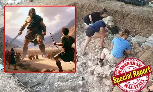 ദാവീദ് തോല്‍പ്പിച്ച ഗോലിയാത്തിന് യഥാര്‍ത്ഥത്തില്‍ എത്ര പൊക്കമുണ്ടായിരുന്നു? ആറുമുതല്‍ ഒമ്പതടി വരെയെന്ന് പറയുന്നത് സത്യമാണോ? 2700 വര്‍ഷം പഴക്കമുള്ള പുതിയ കണ്ടെത്തലിലൂടെ ഗോലിയാത്ത് വീണ്ടും ചര്‍ച്ചകളില്‍