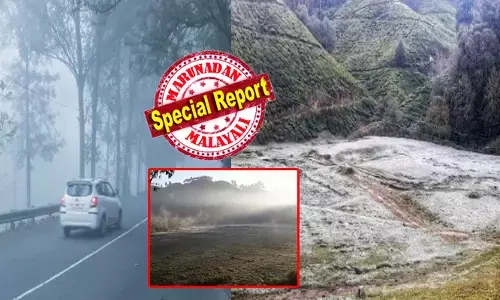 ഇവിടെത്തെ കാറ്റാണ്..കാറ്റ്..മലമൂടും മഞ്ഞാണ് മഞ്ഞ്; വിനോദസഞ്ചാരികളെ വീണ്ടും മാടി വിളിച്ച് മൂന്നാർ; പലയിടത്തും താപനില പൂജ്യത്തിലെത്തി; മലനിരകളെ മഞ്ഞ് പുതച്ച് പ്രകൃതിഭംഗി; ചെണ്ടുവരയിലും രക്ഷയില്ല നല്ല ക്ലൈമറ്റ്; ഇടവേളകളില്ലാതെ ശക്തമായ തണുപ്പ്; മഞ്ഞ് ആസ്വാദിക്കാനിറങ്ങി ടൂറിസ്റ്റുകൾ; ഇവിടം ഇപ്പോൾ സ്വർഗമാണ്!