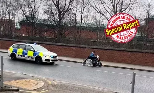 കടയില്‍ നിന്നും മോഷ്ടിച്ച സാധനങ്ങളുമായി വീല്‍ചെയറില്‍ ചീറിപ്പാഞ്ഞ് സ്ത്രീ; പിന്നാലെ സൈറണ്‍ മുഴക്കി പാഞ്ഞ് പോലീസും; തടഞ്ഞു നിര്‍ത്തി മോഷണ സാധനങ്ങള്‍ വീണ്ടെടുത്തു; ഷെഫീല്‍ഡില്‍ നടന്ന ഒരു ചേസിന്റെ കഥ