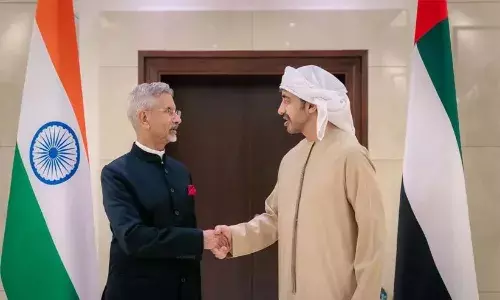 യു.എ.ഇ- ഇന്ത്യ വിദേശകാര്യ മന്ത്രിമാര്‍ അബുദബിയില്‍ കൂടിക്കാഴ്ച നടത്തി; പ്രധാന മേഖലകളില്‍ ബന്ധം ശക്തിപ്പെടുത്താന്‍ തീരുമാനം