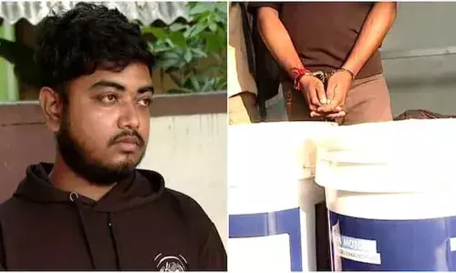 ബംഗാളില്‍ നിന്ന് കേരളത്തിലേക്ക് ട്രെയിനില്‍; കൈയ്യില്‍ രണ്ട് പെയിന്റ് ഡബ്ബകള്‍; സംശയ തോന്നി പരിശോധിച്ചപ്പോള്‍ കഞ്ചാവ്; 20 കിലോ കഞ്ചാവുമായി ബംഗാള്‍ സ്വദേശി പിടിയില്‍