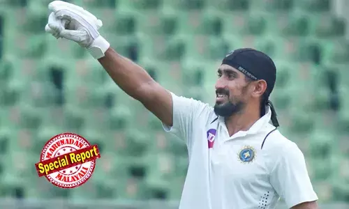 സല്‍മാന്‍ നിസാറിന്റെ മിന്നും സെഞ്ചറി;   43 പന്തില്‍ 30 റണ്‍സുമായി എം.ഡി. നിധീഷിന്റെ ചെറുത്തുനില്‍പ്പ്; തകര്‍ച്ചയുടെ വക്കില്‍നിന്നും വാലറ്റത്തിന്റെ കരുത്തില്‍ കുതിച്ച് കേരളം; ആദ്യദിനം കളിനിര്‍ത്തുമ്പോള്‍ ബിഹാറിനെതിരെ ഒന്‍പത് വിക്കറ്റിന് 302 റണ്‍സ്