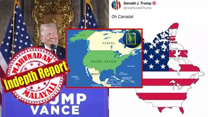 ലക്ഷ്യമിടുന്നത് പനാമ തൊട്ട് ഗ്രീന്ലാന്ഡുവരെ പടര്ന്നു കിടക്കുന്ന വിശാല സാമ്രാജ്യം; കാനഡയെ 51-ാം സംസ്ഥാനമാക്കും; മെക്സിക്കന് ഉള്ക്കടലിന്റെ പേര് ഇനി അമേരിക്കന് ഉള്ക്കടല്; യൂറോപ്യന് യൂണിയനും ഭീഷണി; ട്രംപിന്റെ അഖണ്ഡ അമേരിക്ക ലോക രാജ്യങ്ങളുടെ നെഞ്ചടിപ്പ് കൂട്ടുമ്പോള്! ലക്ഷ്യമിടുന്നത് പനാമ തൊട്ട് ഗ്രീന്ലാന്ഡുവരെ പടര്ന്നു കിടക്കുന്ന വിശാല സാമ്രാജ്യം; കാനഡയെ 51-ാം സംസ്ഥാനമാക്കും; മെക്സിക്കന് ഉള്ക്കടലിന്റെ പേര് ഇനി അമേരിക്കന് ഉള്ക്കടല്; യൂറോപ്യന് യൂണിയനും ഭീഷണി; ട്രംപിന്റെ അഖണ്ഡ അമേരിക്ക ലോക രാജ്യങ്ങളുടെ നെഞ്ചടിപ്പ് കൂട്ടുമ്പോള്!