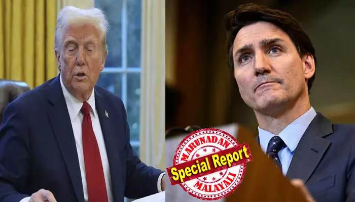 ഇറക്കുമതി തീരുവ വര്ധിപ്പിക്കാനുള്ള ട്രംപിന്റെ നീക്കത്തിന് തിരിച്ചടിയുമായി കാനഡ; യുഎസില് നിന്ന് ഇറക്കുമതി ചെയ്യുന്ന ഉല്പന്നങ്ങള്ക്ക് 25 ശതമാനം തീരുവ ചുമത്തുമെന്ന് ട്രൂഡോ; പ്രതികാരവുമായി  ചൈനയും മെക്സിക്കോയും; മേഖലയില് വ്യാപാരയുദ്ധത്തിന് സാധ്യത;  വഷളായി കാനഡ-യുഎസ് ബന്ധം ഇറക്കുമതി തീരുവ വര്ധിപ്പിക്കാനുള്ള ട്രംപിന്റെ നീക്കത്തിന് തിരിച്ചടിയുമായി കാനഡ; യുഎസില് നിന്ന് ഇറക്കുമതി ചെയ്യുന്ന ഉല്പന്നങ്ങള്ക്ക് 25 ശതമാനം തീരുവ ചുമത്തുമെന്ന് ട്രൂഡോ; പ്രതികാരവുമായി  ചൈനയും മെക്സിക്കോയും; മേഖലയില് വ്യാപാരയുദ്ധത്തിന് സാധ്യത;  വഷളായി കാനഡ-യുഎസ് ബന്ധം