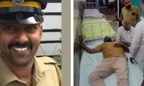 ഓട്ടോറിക്ഷ പെട്ടന്ന് ചവിട്ടിയത് ചോദ്യം ചെയ്തു; പിന്നാലെ വാക്കുതർക്കവും കൈയ്യകളിയും; ഓട്ടോ തൊഴിലാളിയെ ഹെൽമറ്റിന് അടിച്ച കേസ്; കടുത്ത നടപടി; പോലീസുകാരന് സസ്പെൻഷൻ