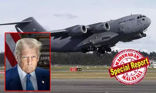 ഇന്ത്യക്കാരെയും നാടുകടത്തി ട്രംപ്; അനധികൃത കുടിയേറ്റക്കാരുമായി സി-17 സൈനിക വിമാനം പുറപ്പെട്ടതായി റിപ്പോര്‍ട്ട്; 24 മണിക്കൂറിനുള്ളില്‍ വിമാനം ഇന്ത്യയില്‍ എത്തിചേര്‍ന്നിട്ടില്ല; അമേരിക്കയിലെ അനധികൃത കുടിയേറ്റക്കാരുടെ പട്ടികയില്‍ 18,000 ഇന്ത്യക്കാരെന്ന് റിപ്പോര്‍ട്ട്