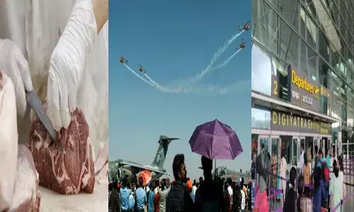 ഈ പരിധിയിൽ വരെ ഇറച്ചിസ്റ്റാളുകൾ അടച്ചിടും; വിമാന സർവീസുകൾ തടസ്സപ്പെടും; ഫ്ലൈറ്റ് ഷെഡ്യൂൾ ജനങ്ങൾ കൃത്യമായി ശ്രദ്ധിക്കണം; ബെംഗളൂരുവിലെ എയ്റോ ഷോ അറിയിപ്പുകൾ ഇങ്ങനെ!