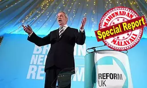 ലേബര്‍ പാര്‍ട്ടിയെ പിന്തുണച്ച 40 ശതമാനം പേരും പിന്തുണ പിന്‍വലിച്ചു; ടോറികളെ പിന്തുണച്ച നാലില്‍ ഒന്ന് പേരും റിഫോം യുകെയിലേക്ക് മാറി; നൈജല്‍ ഫാരേജിന്റെ പുതിയ പാര്‍ട്ടി ലേബറിനെയും ടോറികളെയും മറികടന്ന് അഭിപ്രായ സര്‍വേയില്‍ ഒന്നാമത്; ബ്രിട്ടണില്‍ സംഭവിക്കുന്നത്